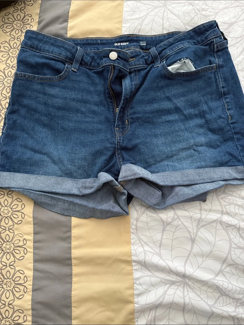 Denim Shorts Trio - Distressed Blue Jean Shorts- High waisted!